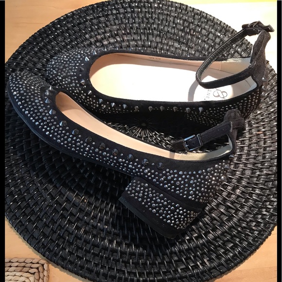 NEW Studded SCENE SZ8.5 Ankle Strap Shoe - Picture 1 of 9